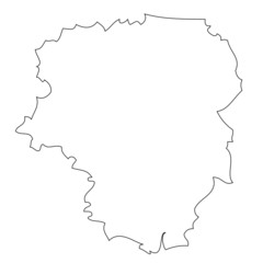 Lemosin - map region of France