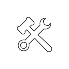 Tools icon design template vector isolated