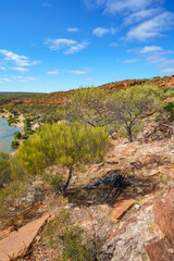 hiking natures window loop trail, kalbarri national park, western australia 52