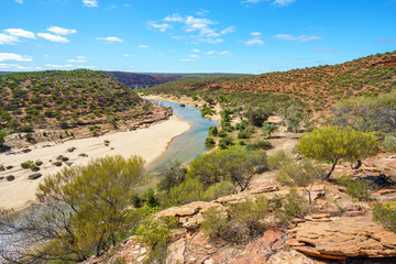 hiking natures window loop trail, kalbarri national park, western australia 56
