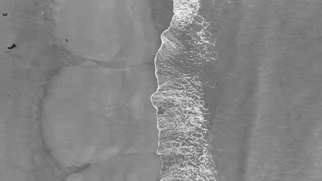 Beach In Black White