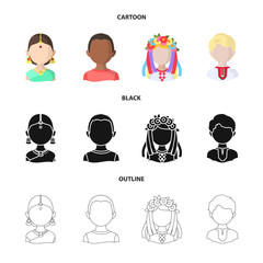 Vector illustration of imitator and resident sign. Collection of imitator and culture stock vector illustration.