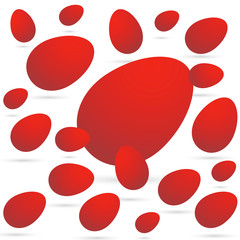 RED EASTER EGGS
