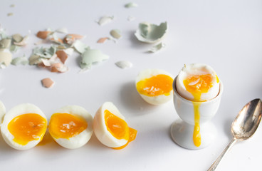 Soft boiled eggs