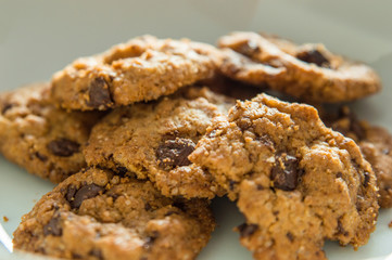 biscotti con cioccolato fatti in casa