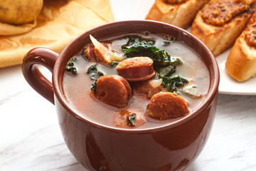 Portuguese Caldo Verde Soup