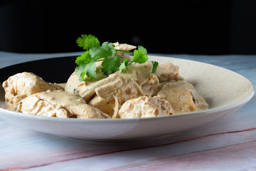 fish with walnut sauce
