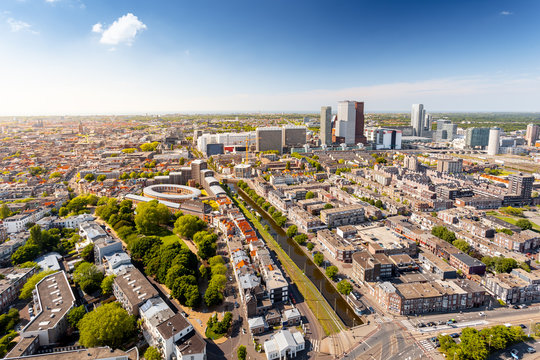 Den Haag Panorama von oben, Sitz der niederländischen Regierung