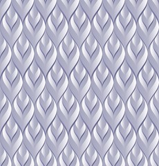 decorative background with 3D ornament, seamless pattern