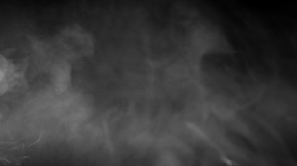 Texture of smoke on black background. Isolated smoke, texture of smoke, abstract powder, water...