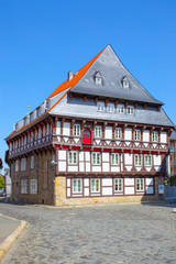 Half-timbered house in Goslar,