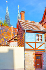 Amusing small half-timbered house