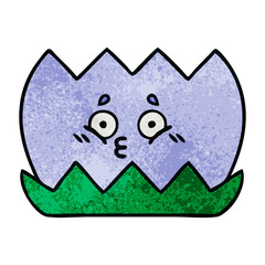 retro grunge texture cartoon water lilly