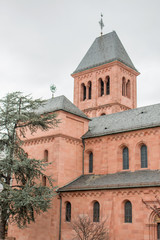 Fototapeta na wymiar St. Martin Kirche (Martinskirche) Ludwigplatz Worms Rheinland-Pfalz Rheinland-Pfalz