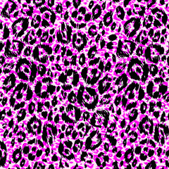 Trendy leopard background