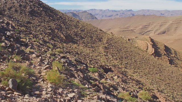 Scenic footage from Tizgui, Morocco.