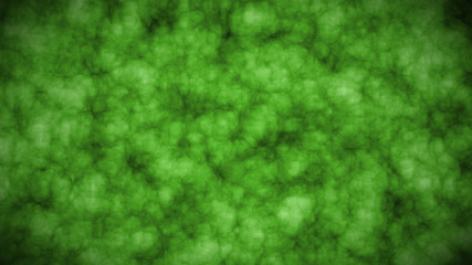 Abstract 2D art animation pieces of hues of green. 2D animation green tone grunge texture abstract background. Green abstract wave, rippled water & cloud texture background. Fantasy & dreamy forms.