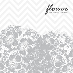 Botanical greeting invitation card template design