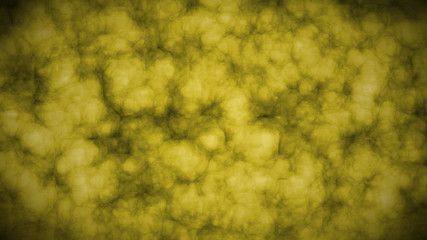 Abstract 2D art animation pieces of hues of yellow. 2D animation yellow tone grunge texture abstract background. Yellow abstract wave, rippled water & cloud texture background. Fantasy & dreamy forms.