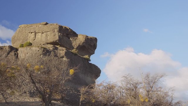 Scenic footage from the Sille del Diablo rock formation in Chile.