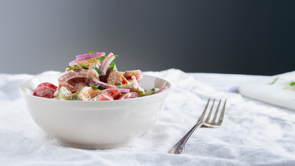 tomato cucumber salad