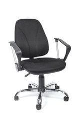 Black cloth office chair