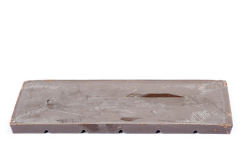 Back side of the old chocolate bar