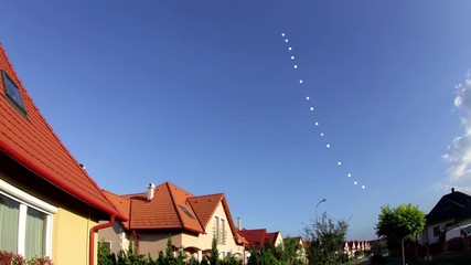 Analemma: moving of the Sun in one year