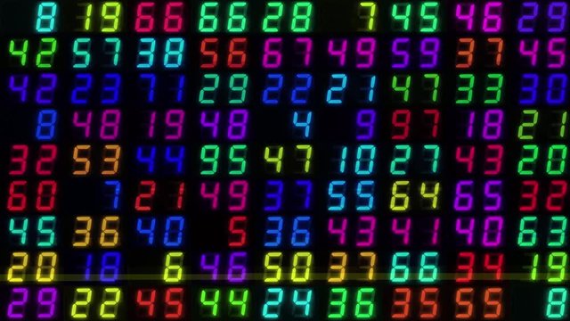 numbers code information clock counting glitch