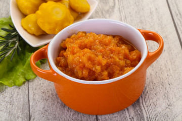 Zucchini squash caviar