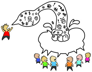 Conversation Swearing Intrude