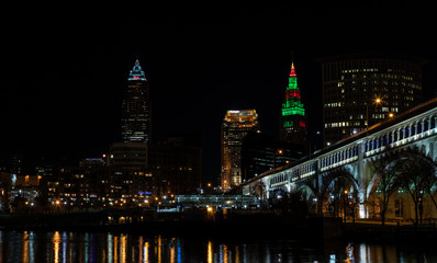Obraz premium Cleveland skyline