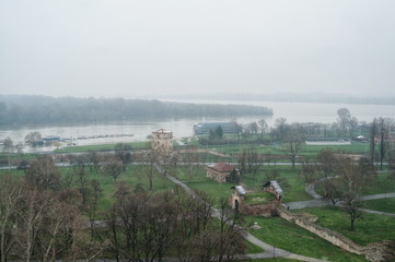 Fototapeta na wymiar Belgrade fortress 