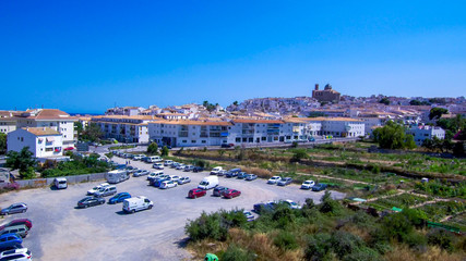 Fototapeta na wymiar Altea. White village of Alicante. Spain. Drone Photo
