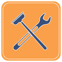 Plumbing work symbol icon