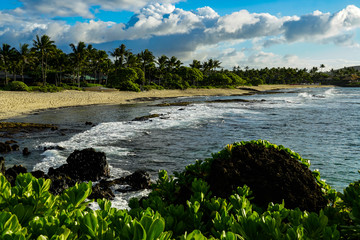 Sand Beach on the Big Island of Hawaii.