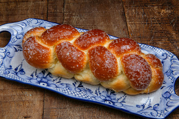 Sweet twist bread, typical of Brazilian bakery