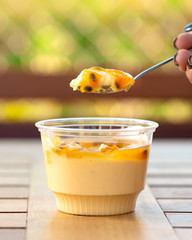 Mousse passionfruit