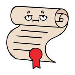cute cartoon contract