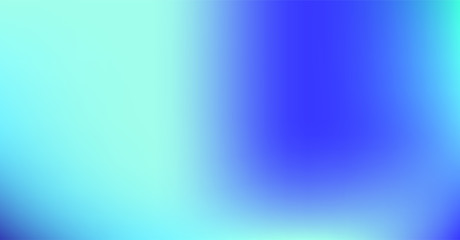 Purple Blue Gradient Vibrant Dreamy Vector Background. Sunrise, Sunset, Sky, Water Color Overlay Neon Design Element. Luxury Trendy Holograph Defocused Texture. Digital Funky Cool Tech Gradient Paper.