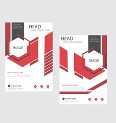 modern hexagonal design template