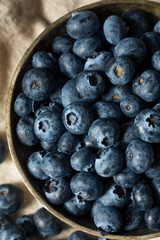 Raw Blue Organic Blueberries
