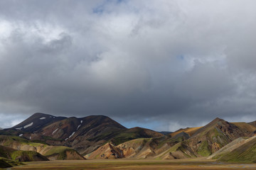 die bunten Berge in der Landmannalaugar, Island