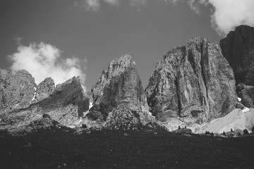 val di fassa, dolomiti