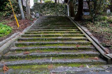 神社の階段