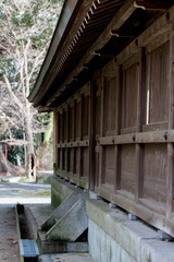 Fototapeta na wymiar 神社の建物