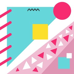 Memphis Background Template