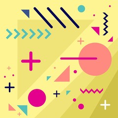 Memphis Background Template