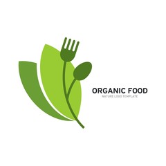 Organic Food Logo Template