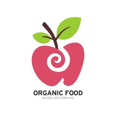 Organic Food Logo Template